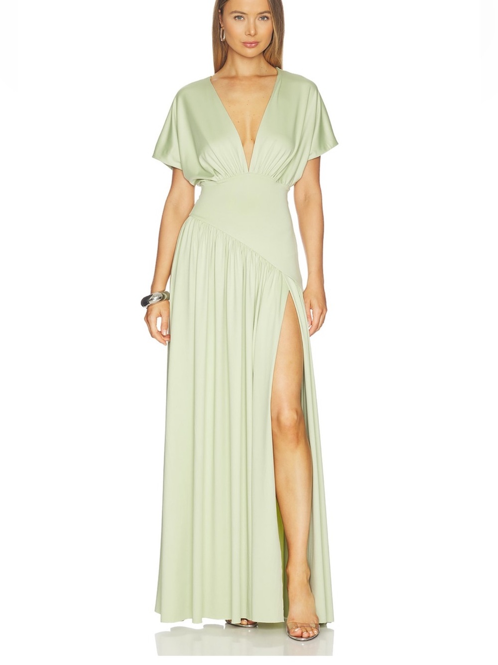 NWT DELFI Sade Dress in Green size M
